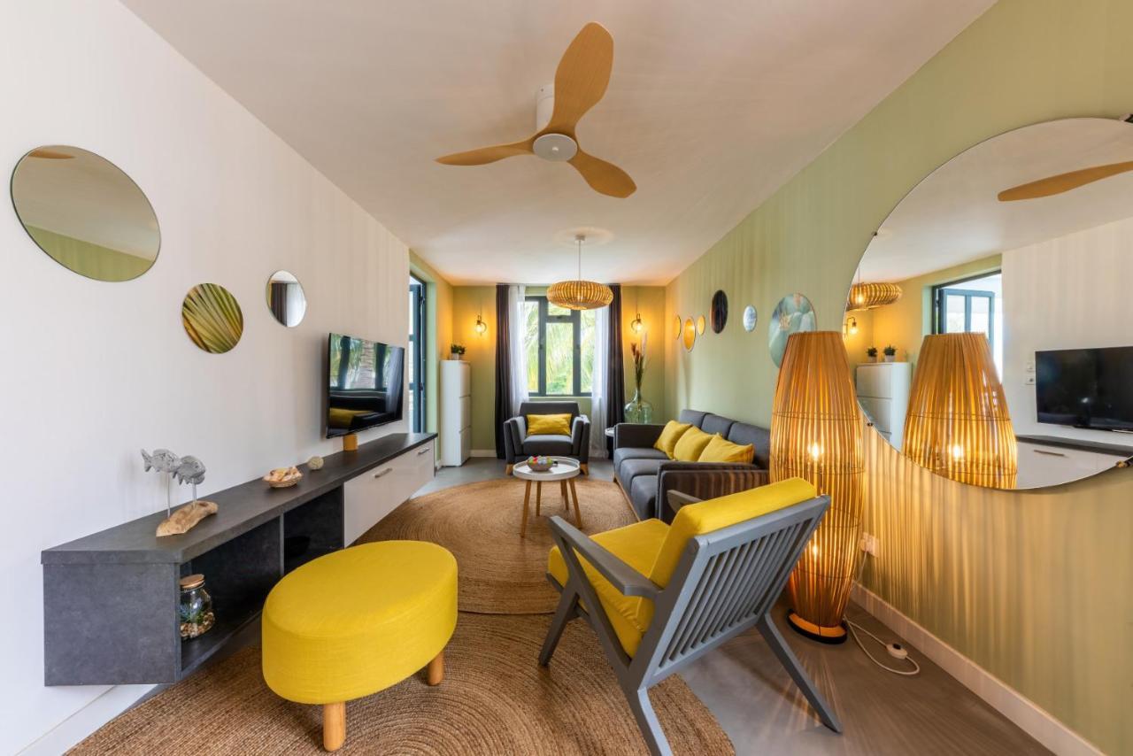 Flic-en-Flacq Les Cerisiers Beach Residence, Cosy And Modern 3 Bedroom Apartment Located 50 Metres From The Beach And From All Amenities And Restaurants On The Coastal Road מראה חיצוני תמונה
